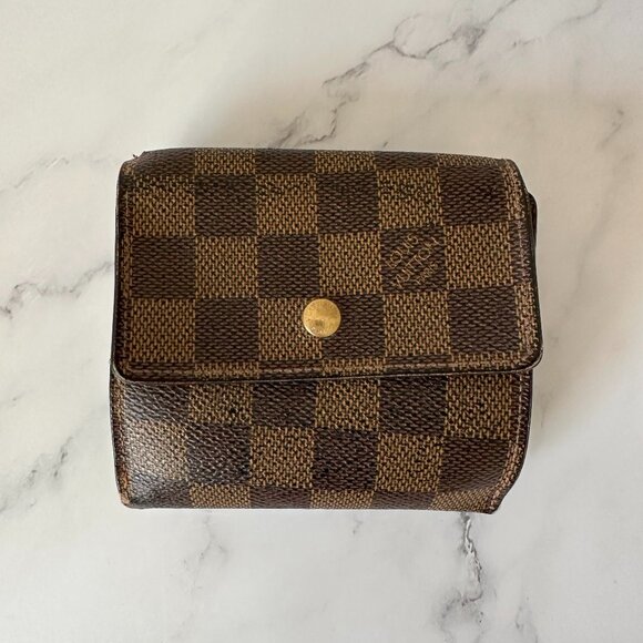 Louis Vuitton Damier Ebene Porto Monevier Cult Credit Bifold Wallet - Picture 2 of 6